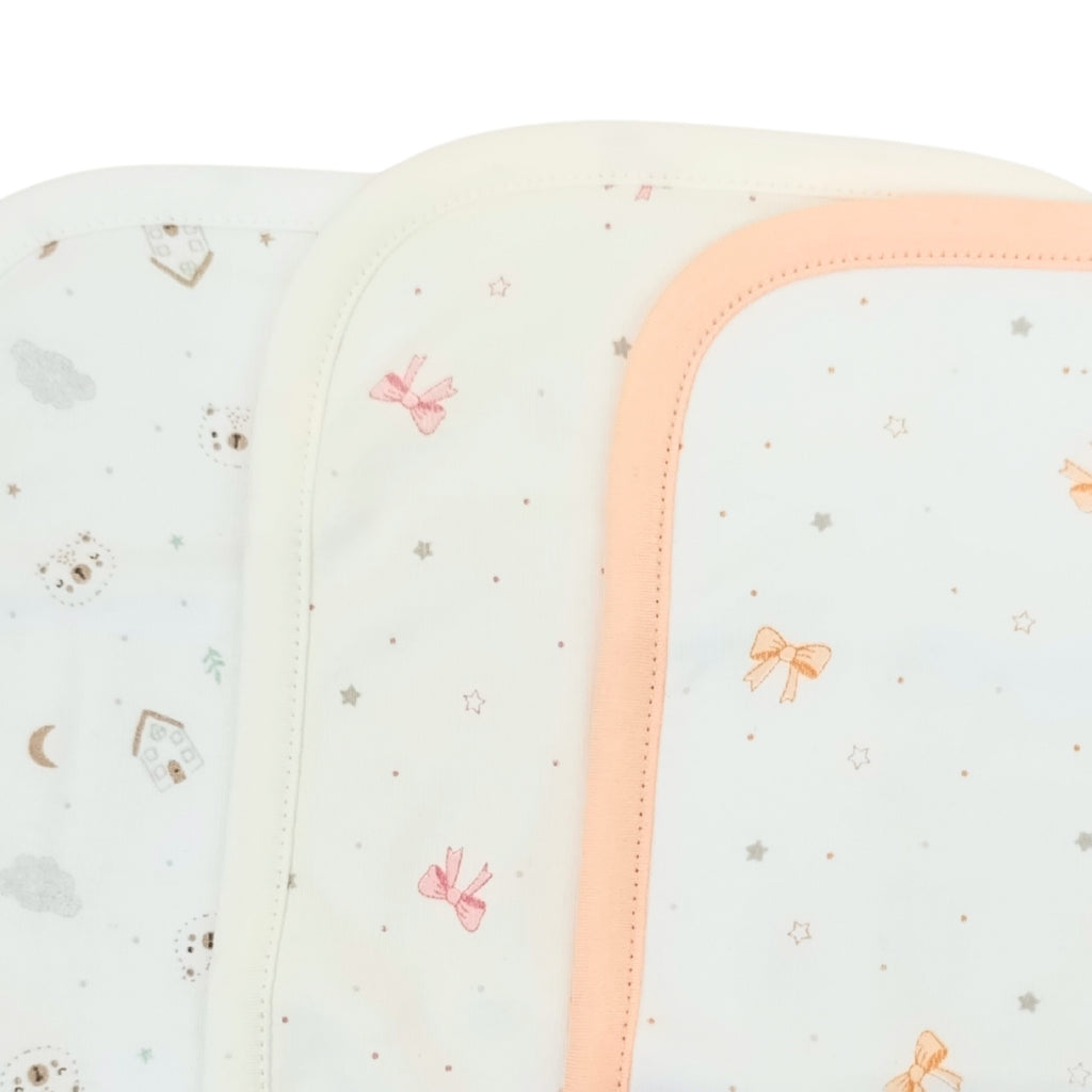 Pack de 3 Babitas en algodón - Niña M2298