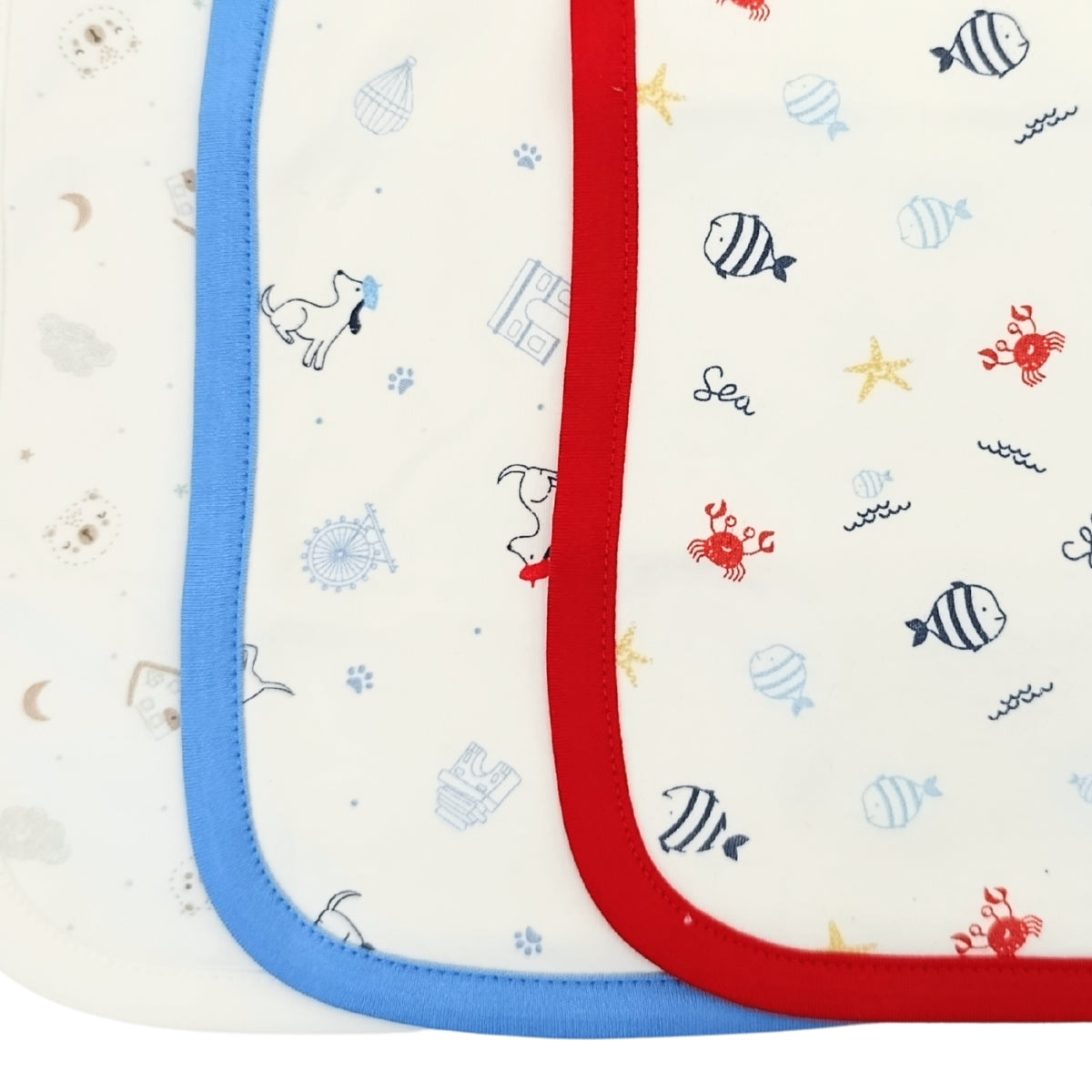 Pack de 3 Babitas en algodón - Niño H2294