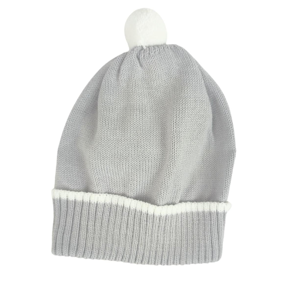 Conjunto bebé Hilo Conejo 4 piezas - Plomo-Blanco - T1