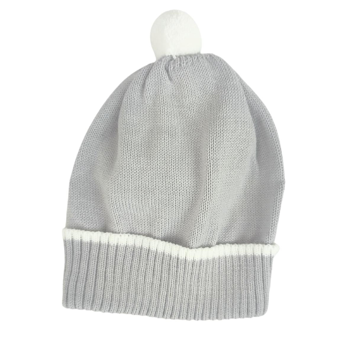 Conjunto bebé Hilo Conejo 4 piezas - Plomo-Blanco - T1