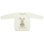 Conjunto bebé Hilo Conejo 4 piezas - Blanco Beige - T1