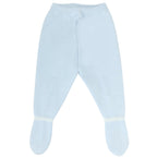 Conjunto bebé Hilo Conejo 4 piezas - Blanco Celeste - T1