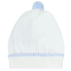 Conjunto bebé Hilo Conejo 4 piezas - Blanco Celeste - T2