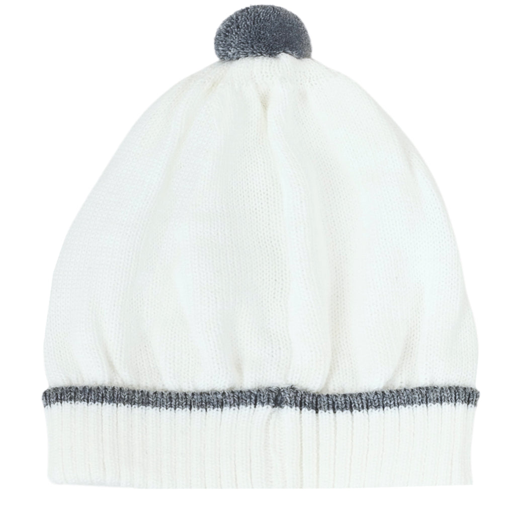 Conjunto bebé Hilo Conejo 4 piezas - Blanco Plomo - T1