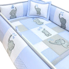 Set de Cuna y 4 protectores - Prestige - Elefante 2315