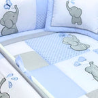 Set de Cuna y 4 protectores - Prestige - Elefante 2315
