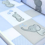 Set de Cuna y 4 protectores - Prestige - Elefante 2315