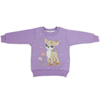 Conjunto Franela reactiva - 2 piezas - Bambi - Morado