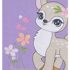 Conjunto Franela reactiva - 2 piezas - Bambi - Morado