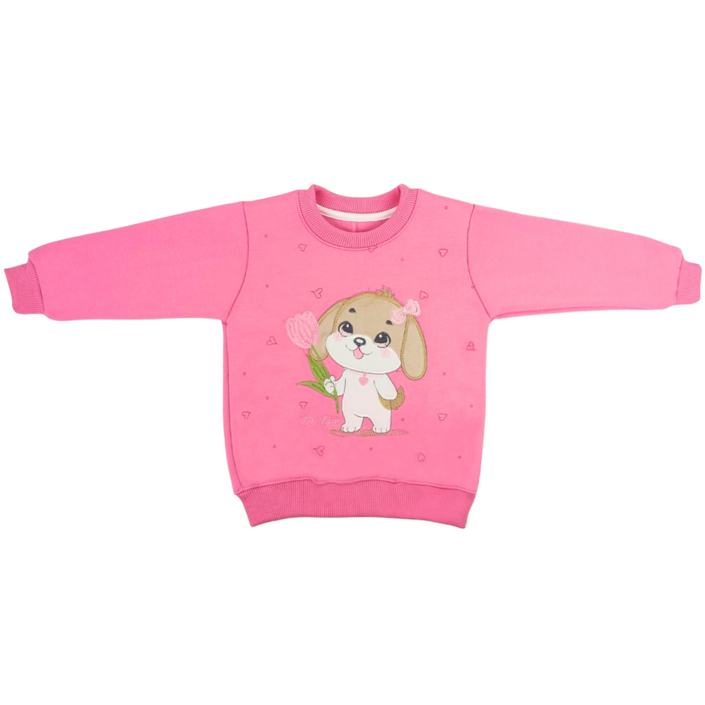 Conjunto Franela reactiva - 2 piezas - Perrita - Chicle