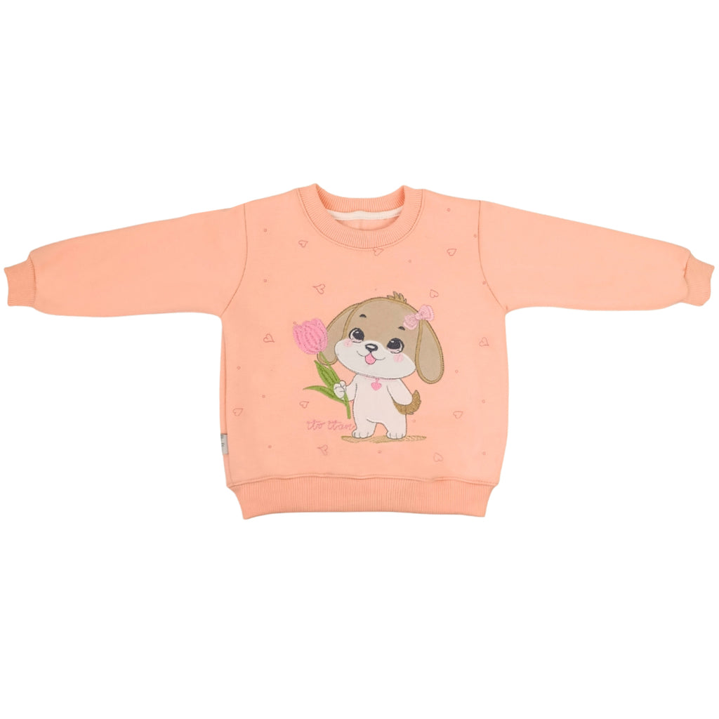 Conjunto Franela reactiva - 2 piezas - Perrita - Melon