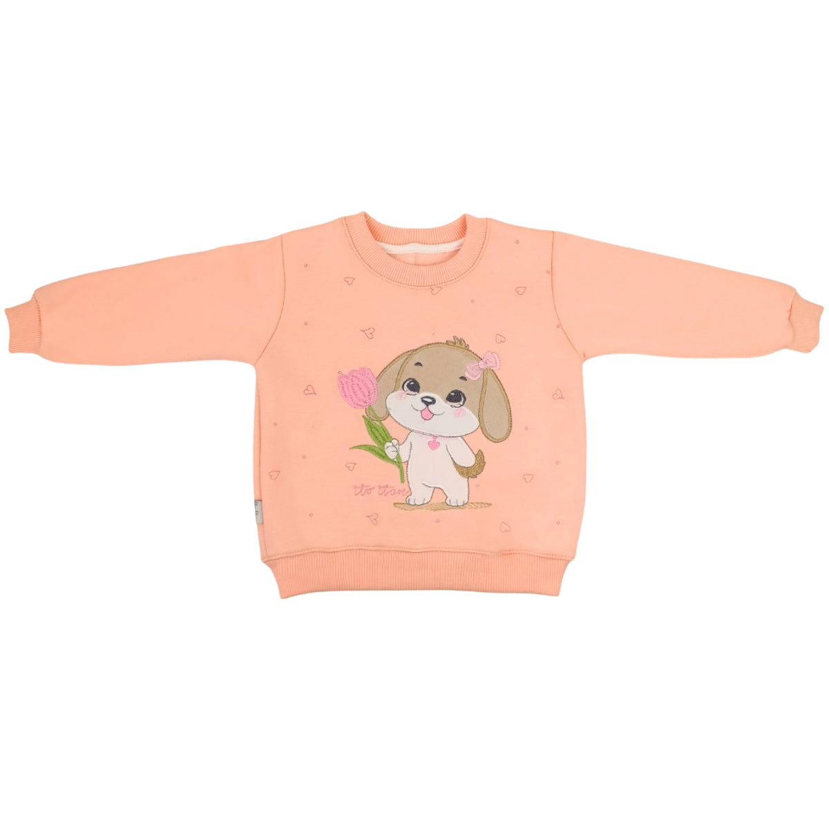 Conjunto Franela reactiva - 2 piezas - Perrita - Melon