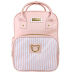 Mochila Pañalera - Rayas - Rosado