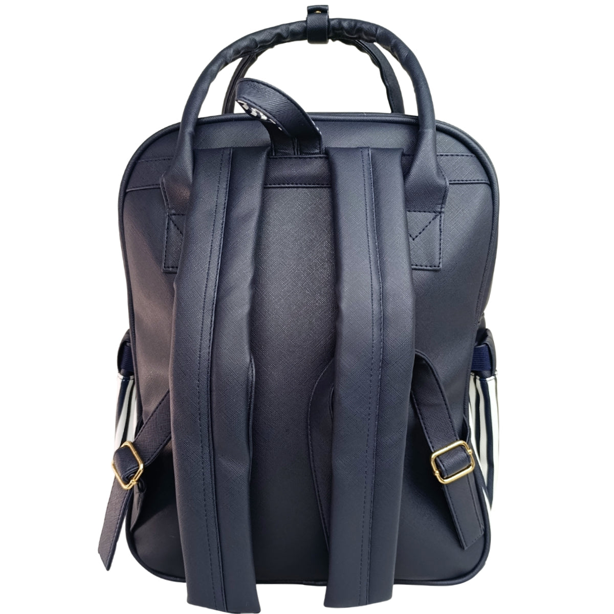 Mochila Pañalera - Rayas - Marino