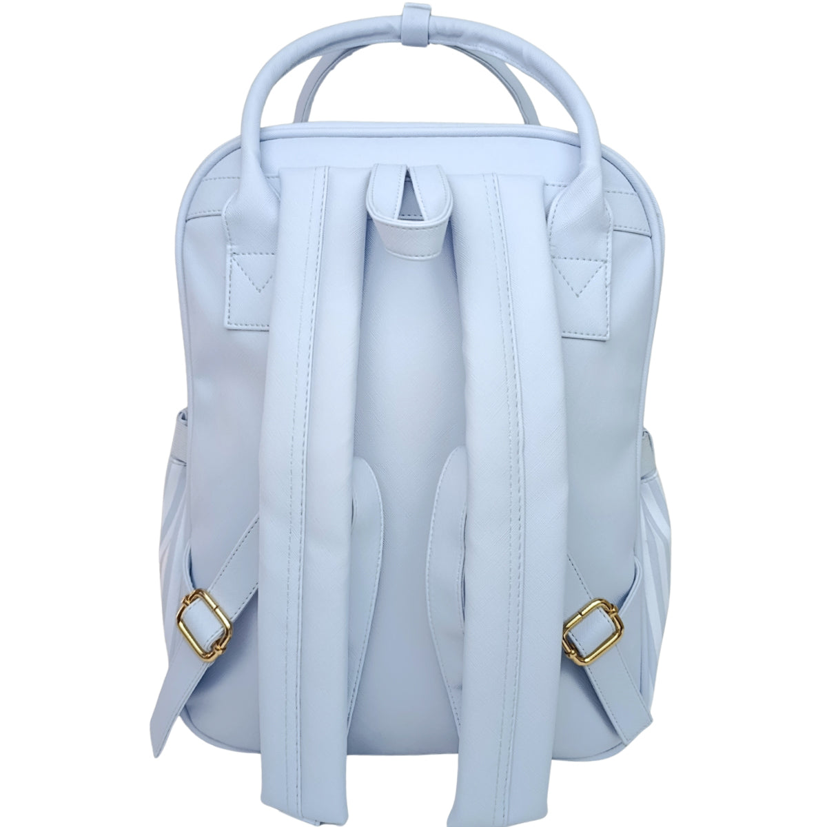 Mochila Pañalera - Rayas - Celeste