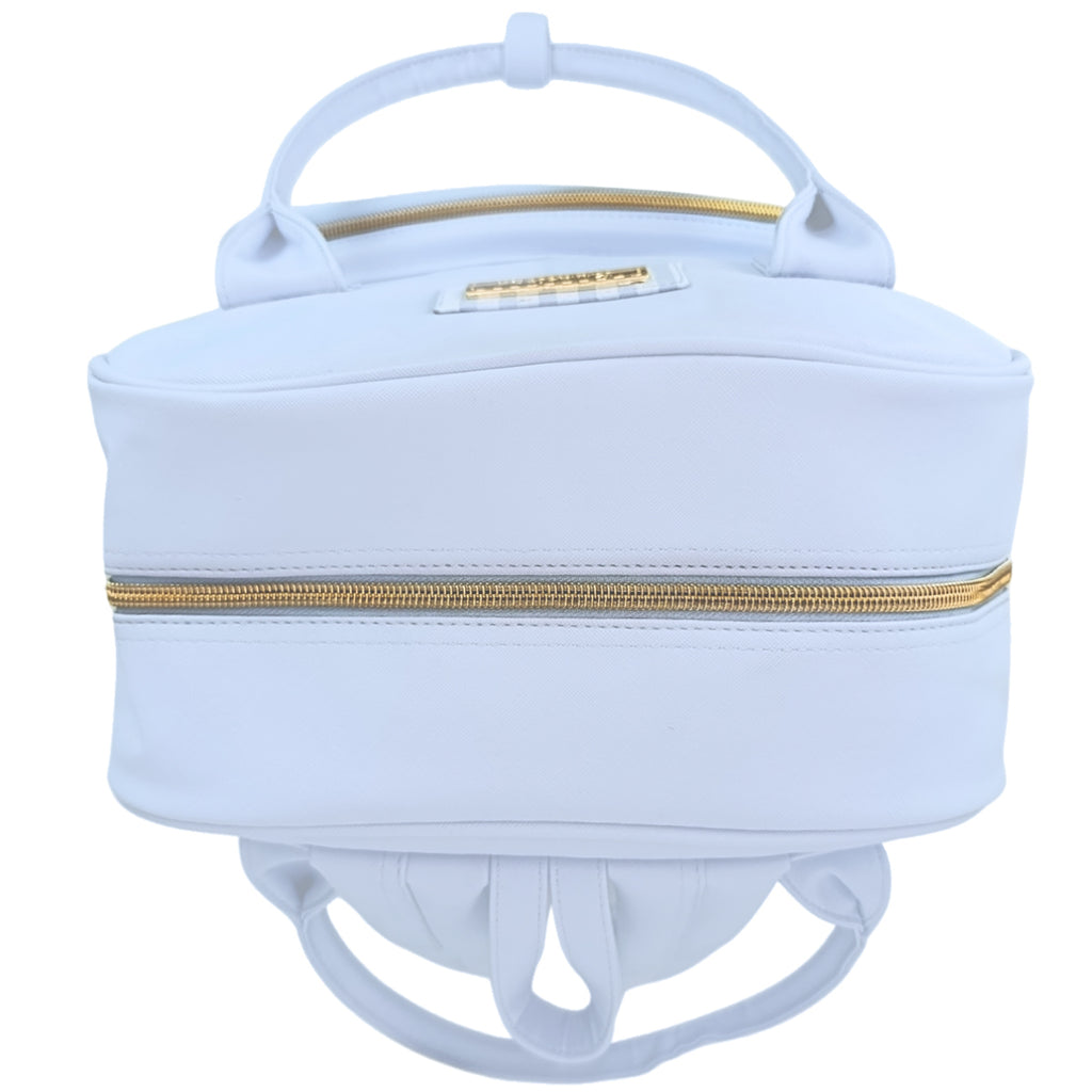 Mochila Pañalera - Rayas - Celeste