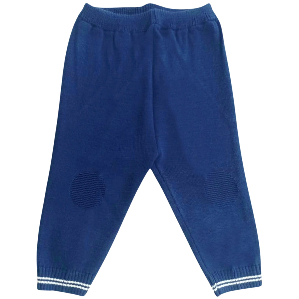 Conjunto bebé Hilo Conejo 4 piezas - Azul-Blanco - T2