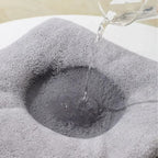 Toalla baño bebé - Elefante Plomo