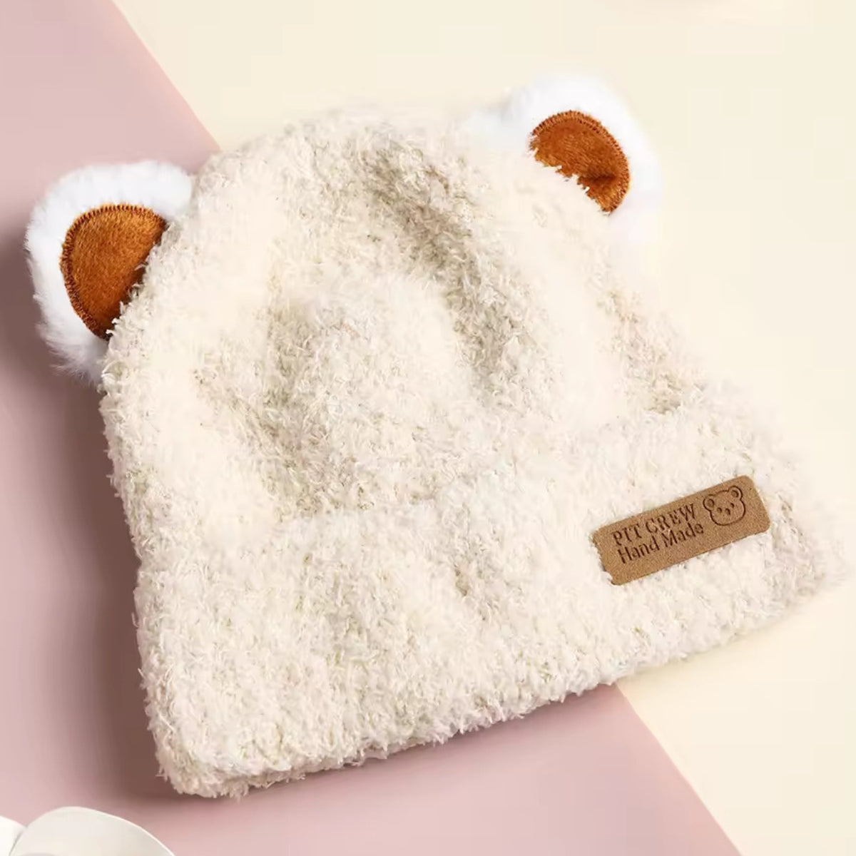 Gorro Bebé - Pit Crew | 12-36 Meses | Crema