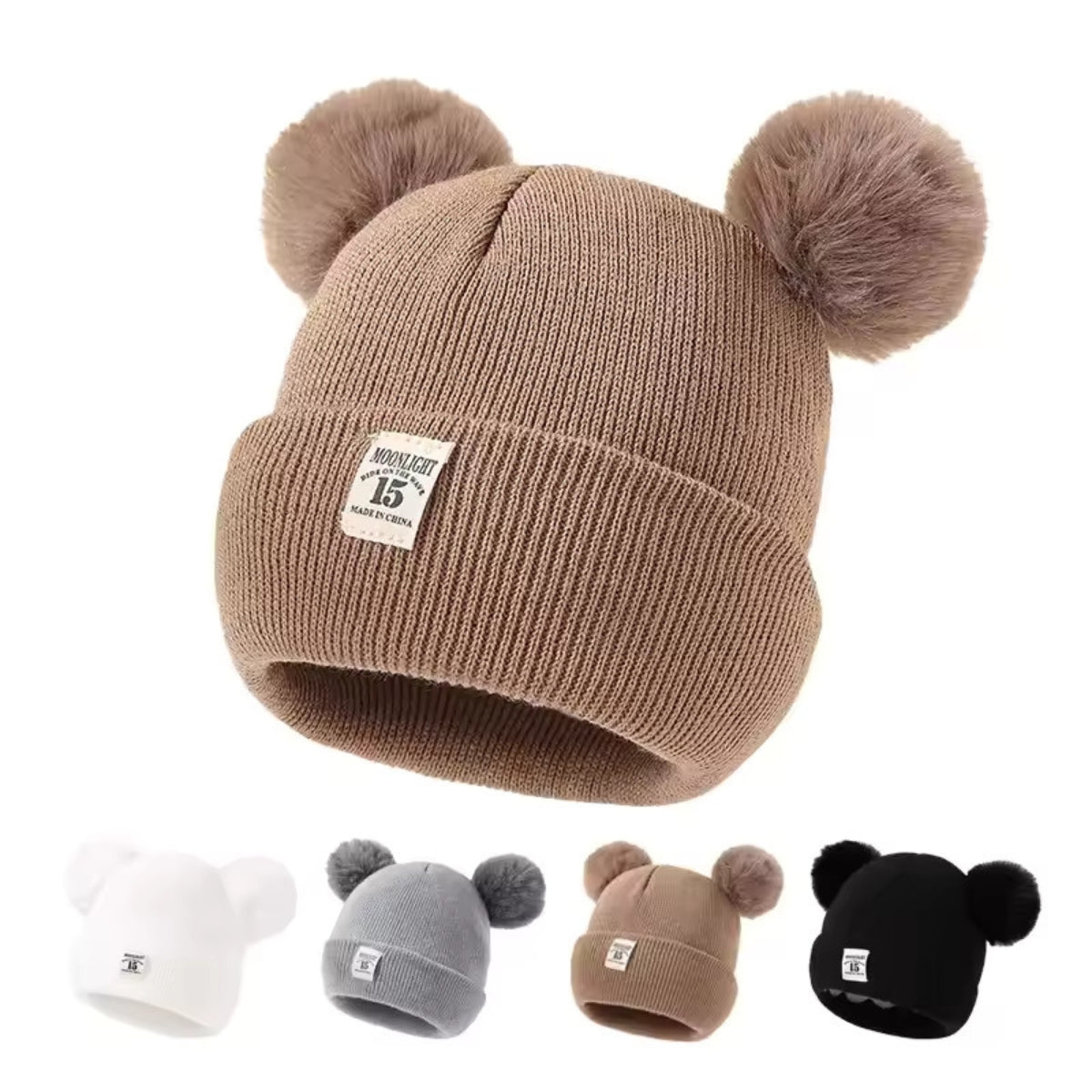 Gorro de Bebé Moonlight | 3-36 Meses | Marron