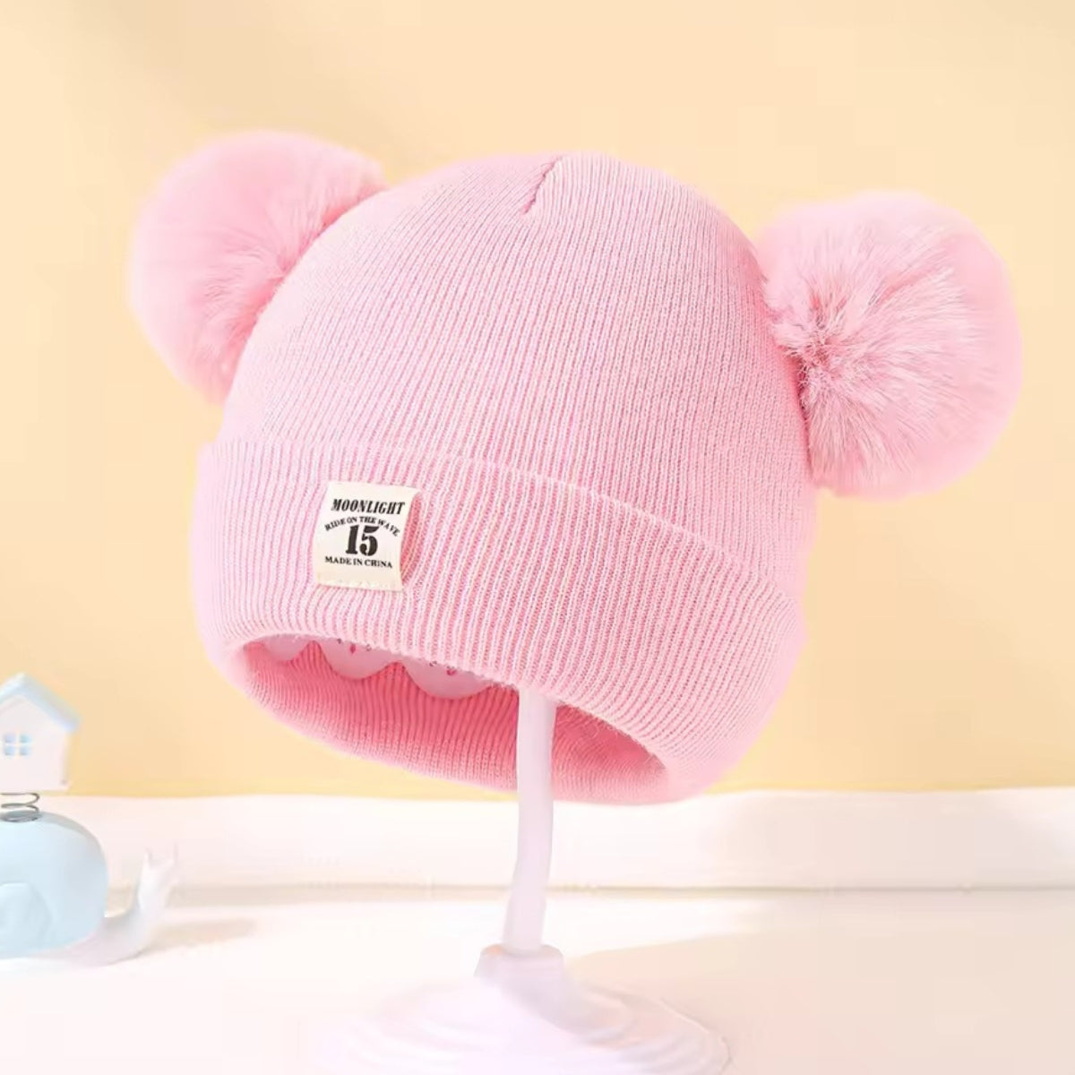 Gorro de Bebé Moonlight | 3-36 Meses | Rosado