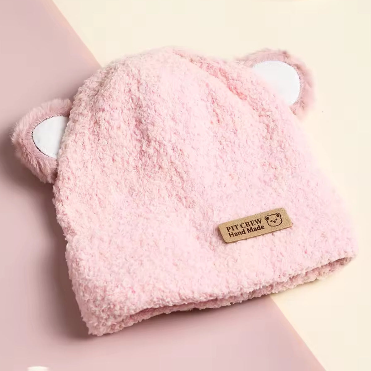 Gorro Bebé - Pit Crew | 12-36 Meses | Rosado