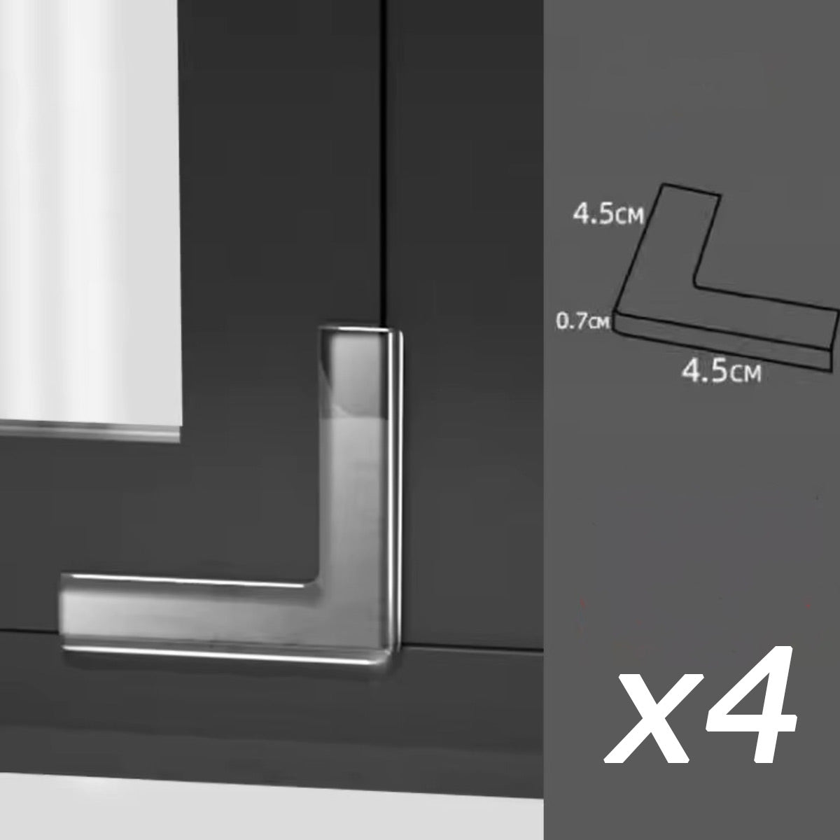 Protectore de Esquinas para Ventanas x4