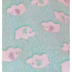 Manta Felpa Bebé - Elefantes - S2350