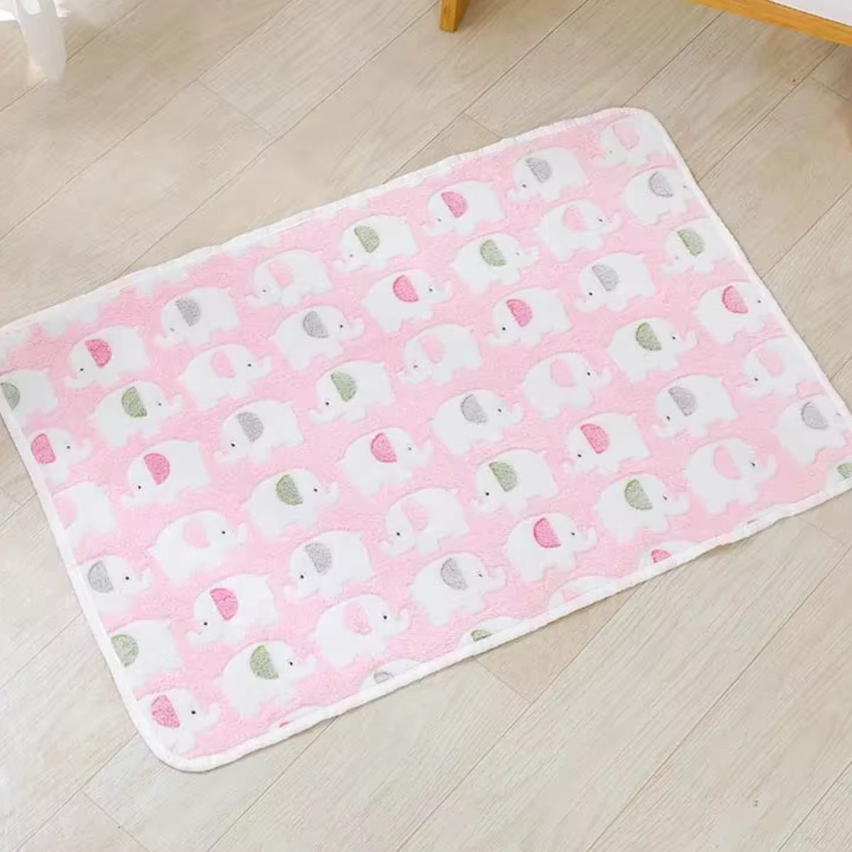 Manta Felpa Bebé Recien nacido - Elefantes - S2353