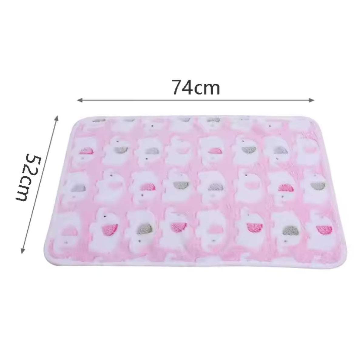 Manta Felpa Bebé Recien nacido - Elefantes - S2353