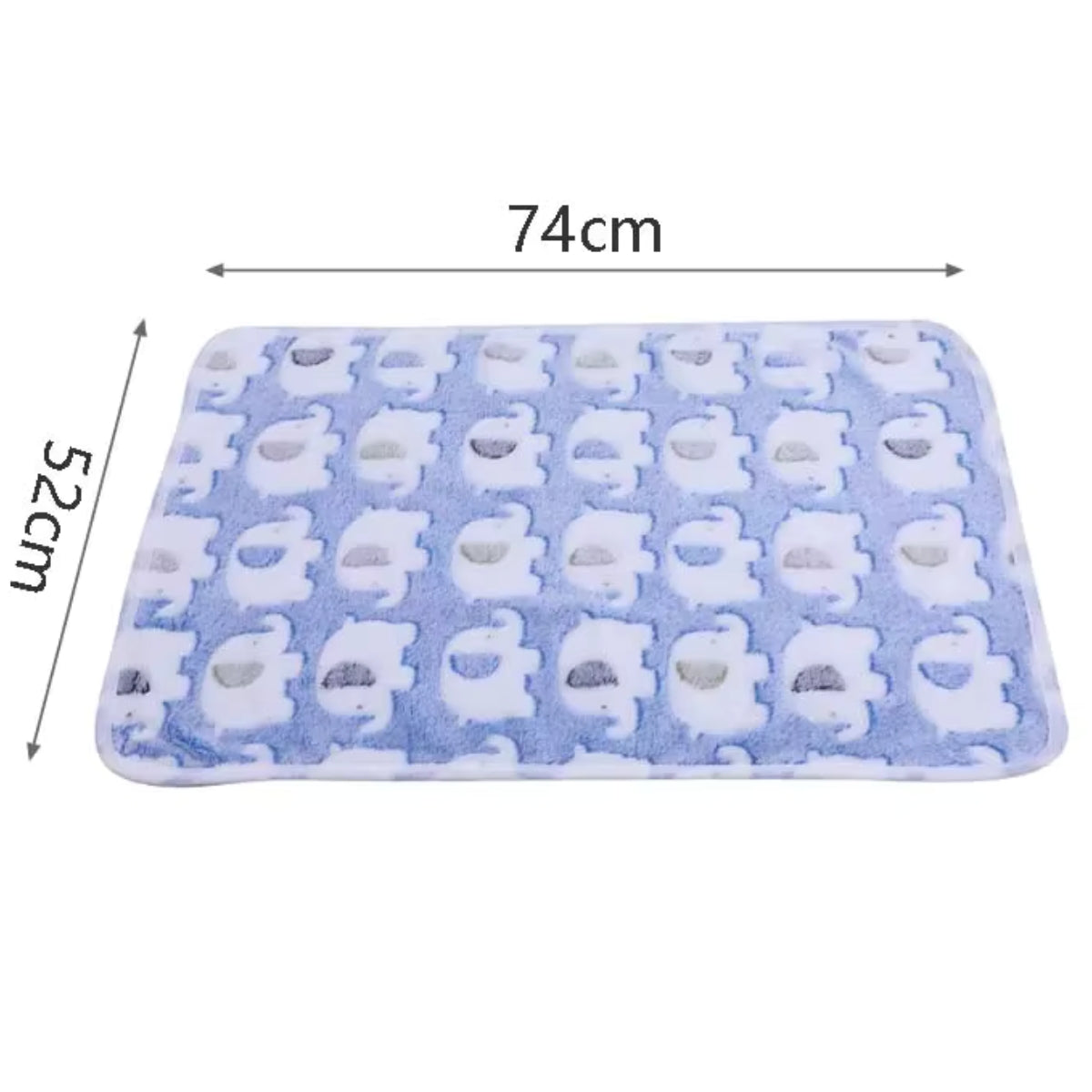 Manta Felpa Bebé Recien nacido - Elefantes - S2352