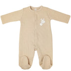 Enterizo Bebé Jacquard Beige - S2355