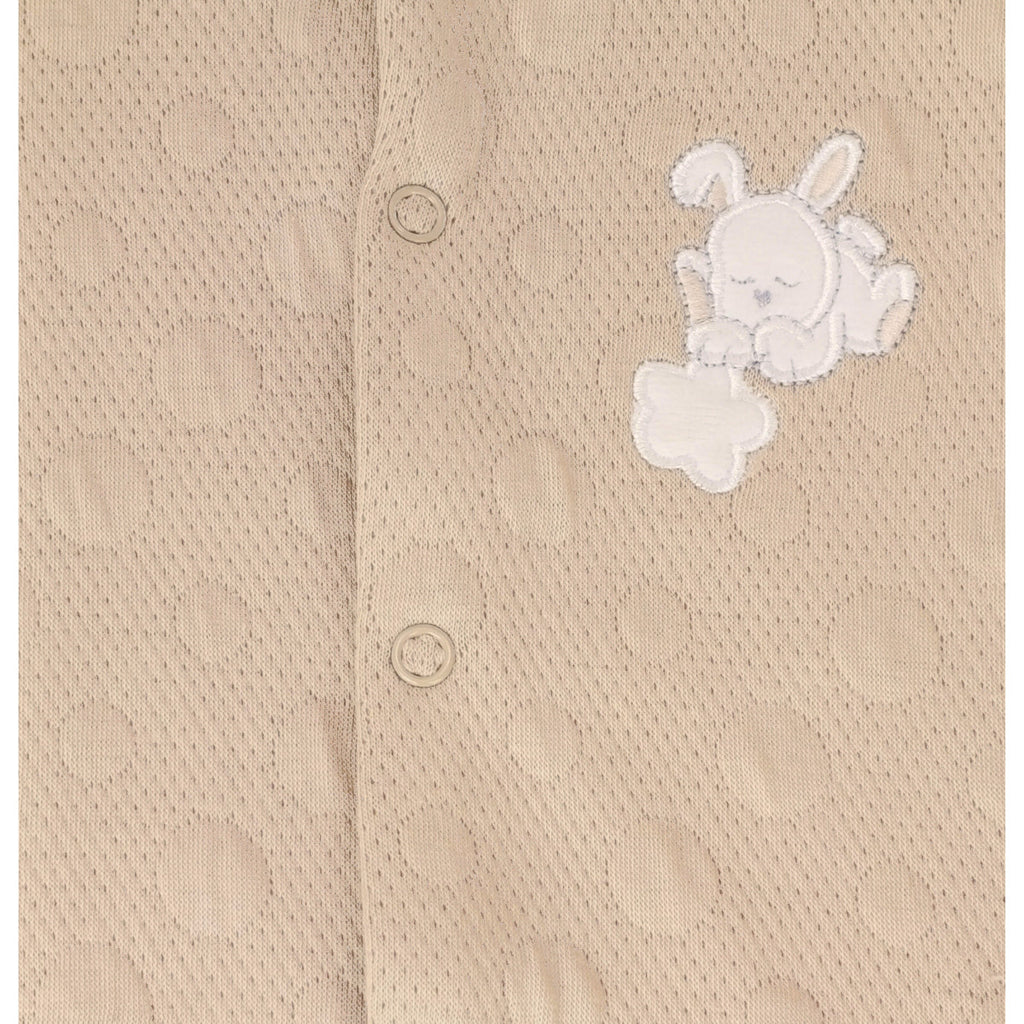 Enterizo Bebé Jacquard Beige - S2355