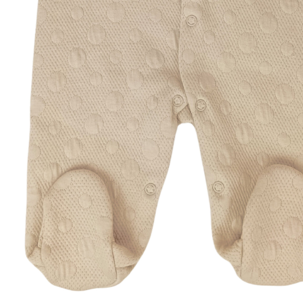 Enterizo Bebé Jacquard Beige - S2355
