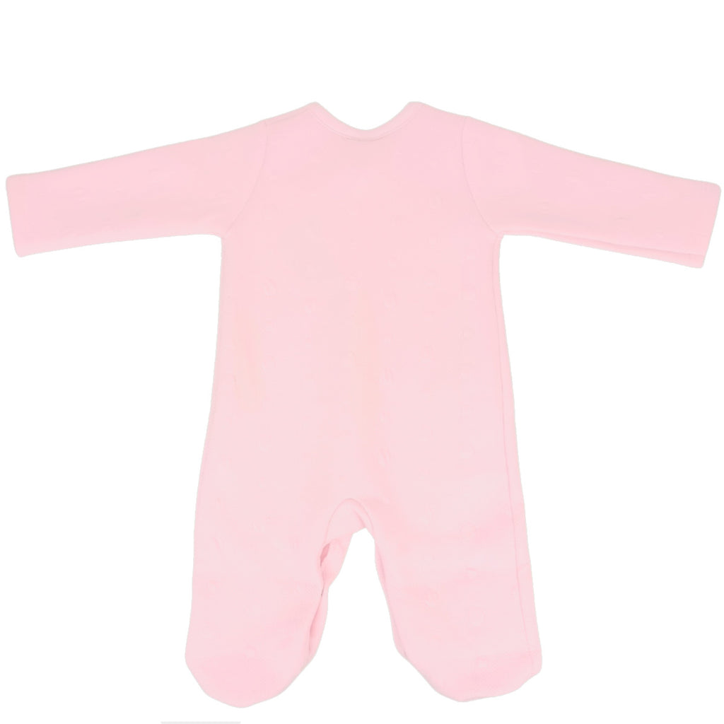Enterizo Bebé Jacquard Rosado - S2356