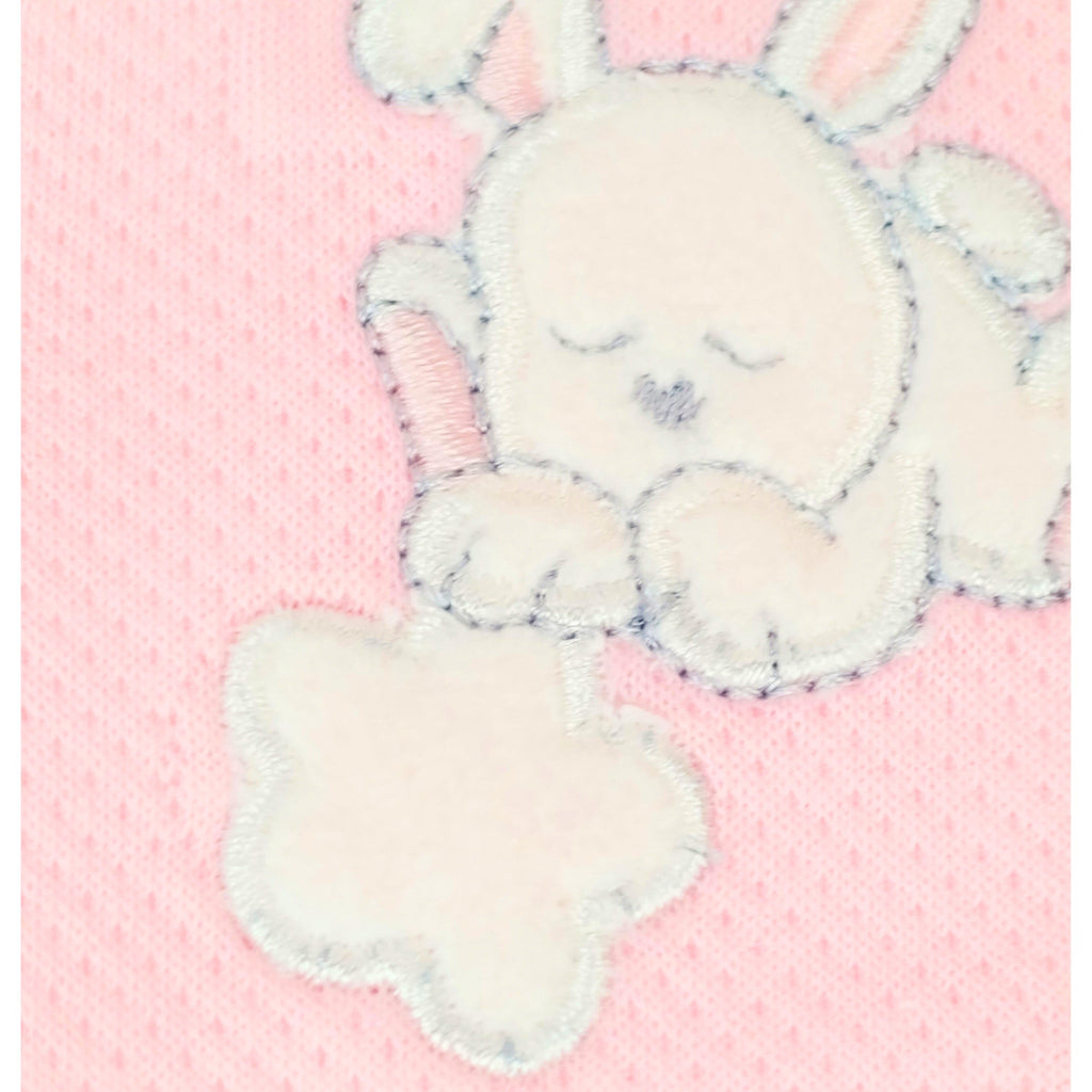 Enterizo Bebé Jacquard Rosado - S2356