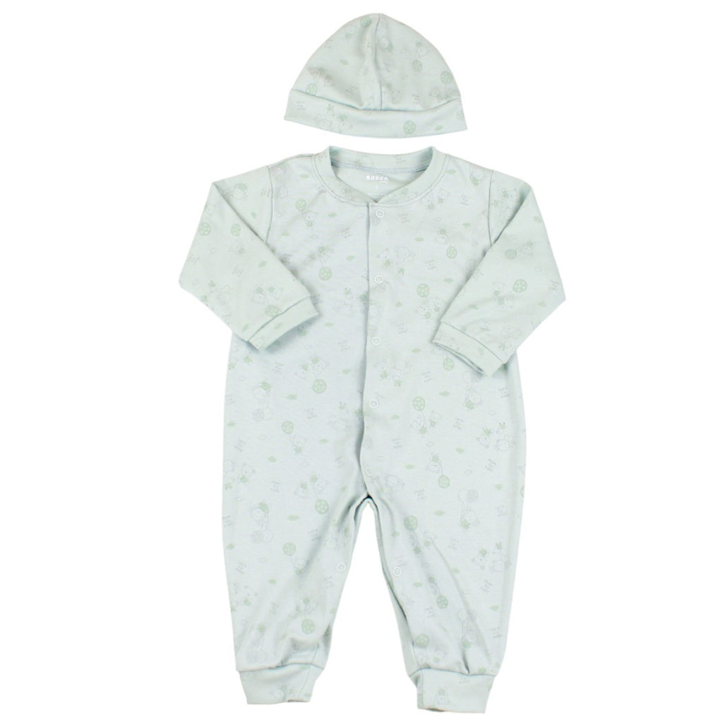 Enterizo Algodon - Cielo Verde T3