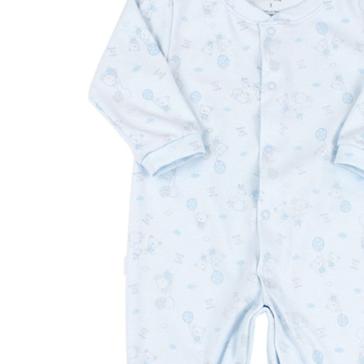 Enterizo Algodon - Cielo Celeste T3