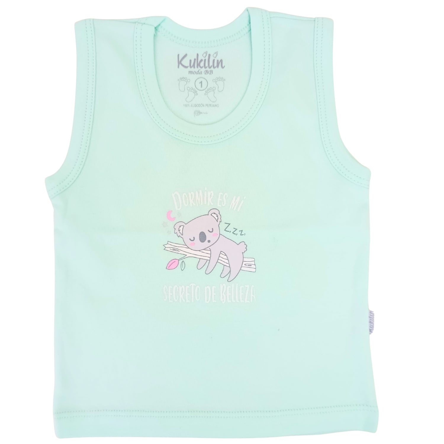 Polo Sin Mangas Bividí de Bebe - N67