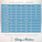 Conjunto bebé Jorge - Azul