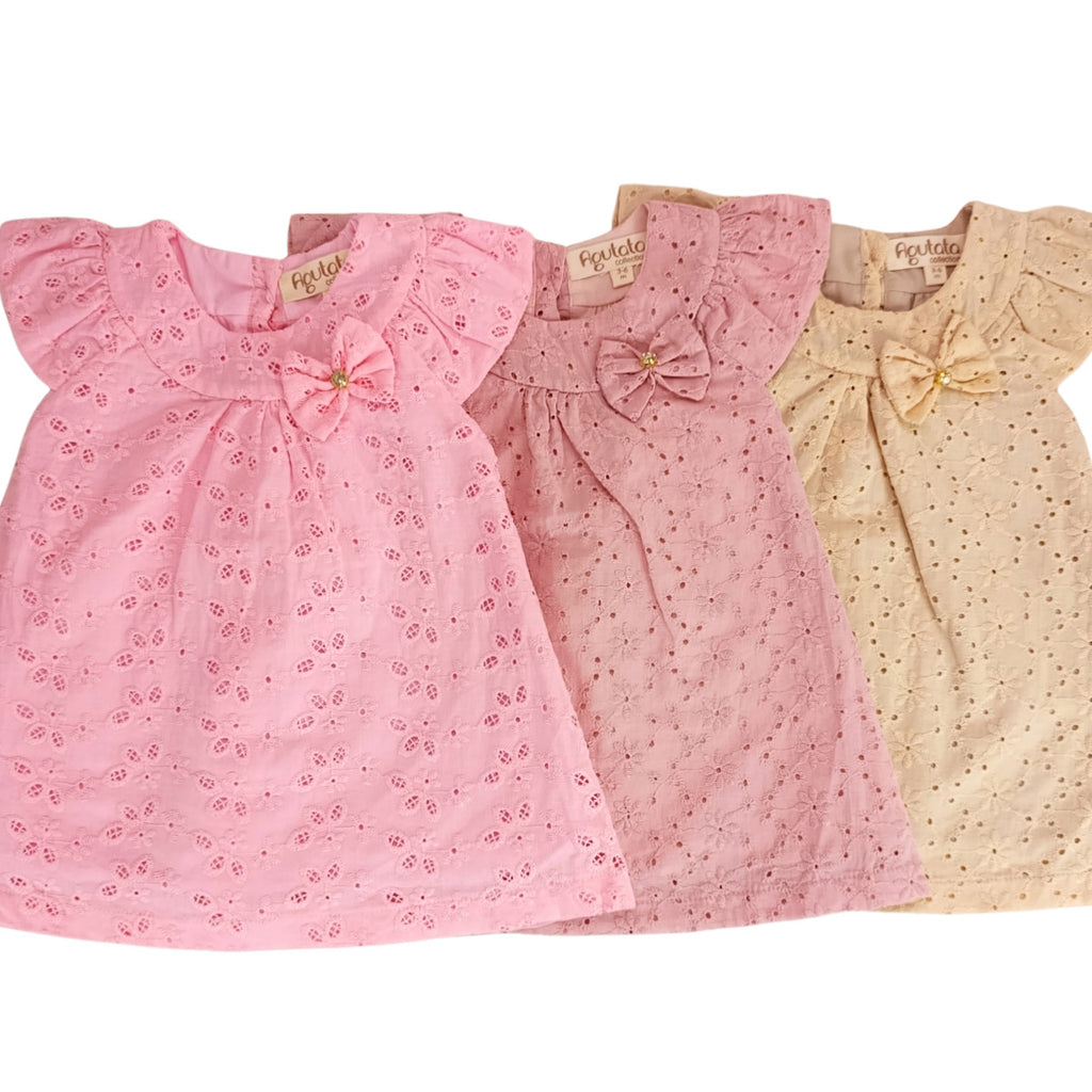 Vestido bebé - Kateryn - Rosado