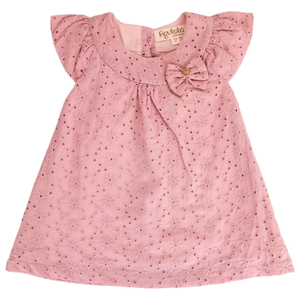 Vestido bebé - Kateryn - Palo rosa