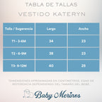 Vestido bebé - Kateryn - Rosado