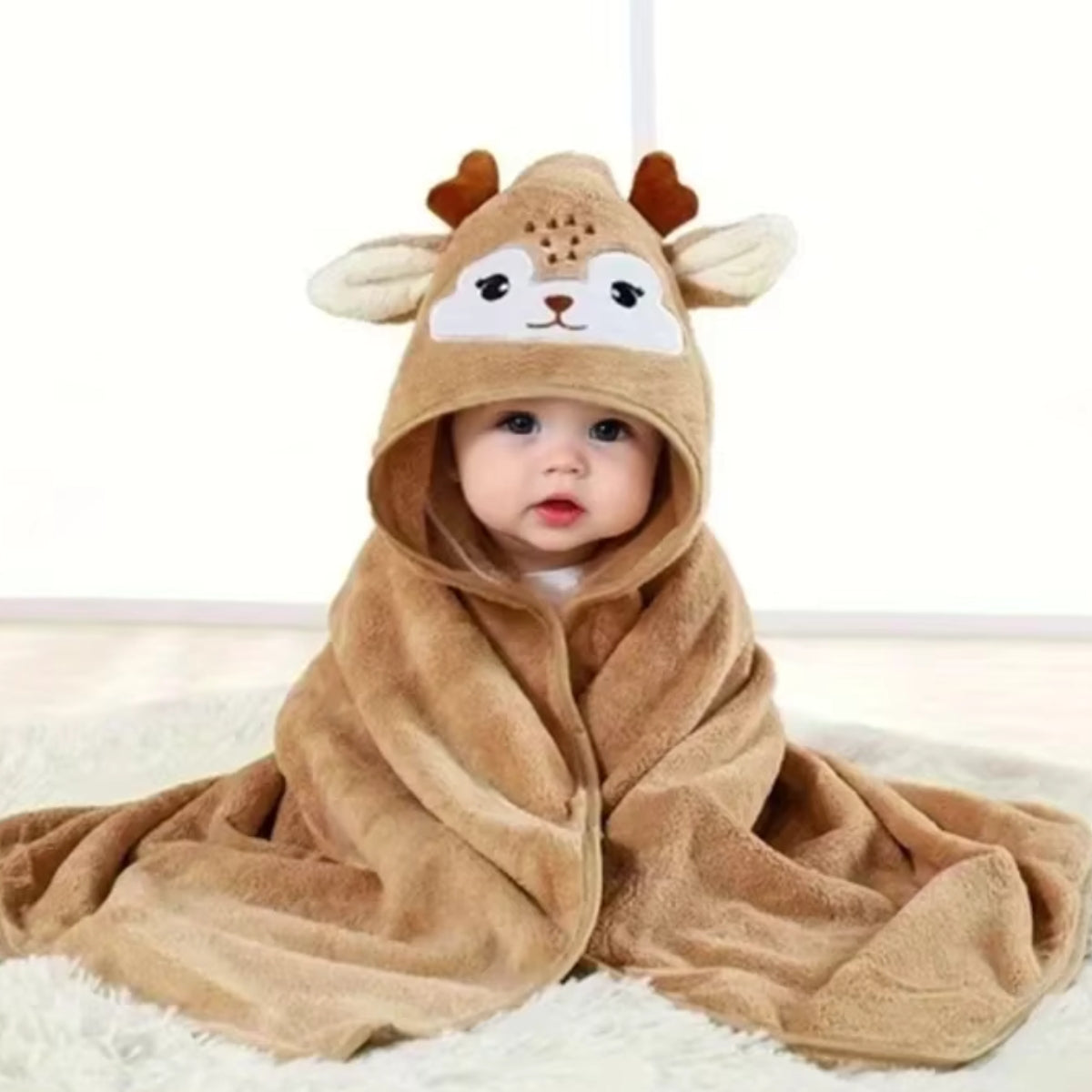 Toalla baño bebé - Pequeño Reno