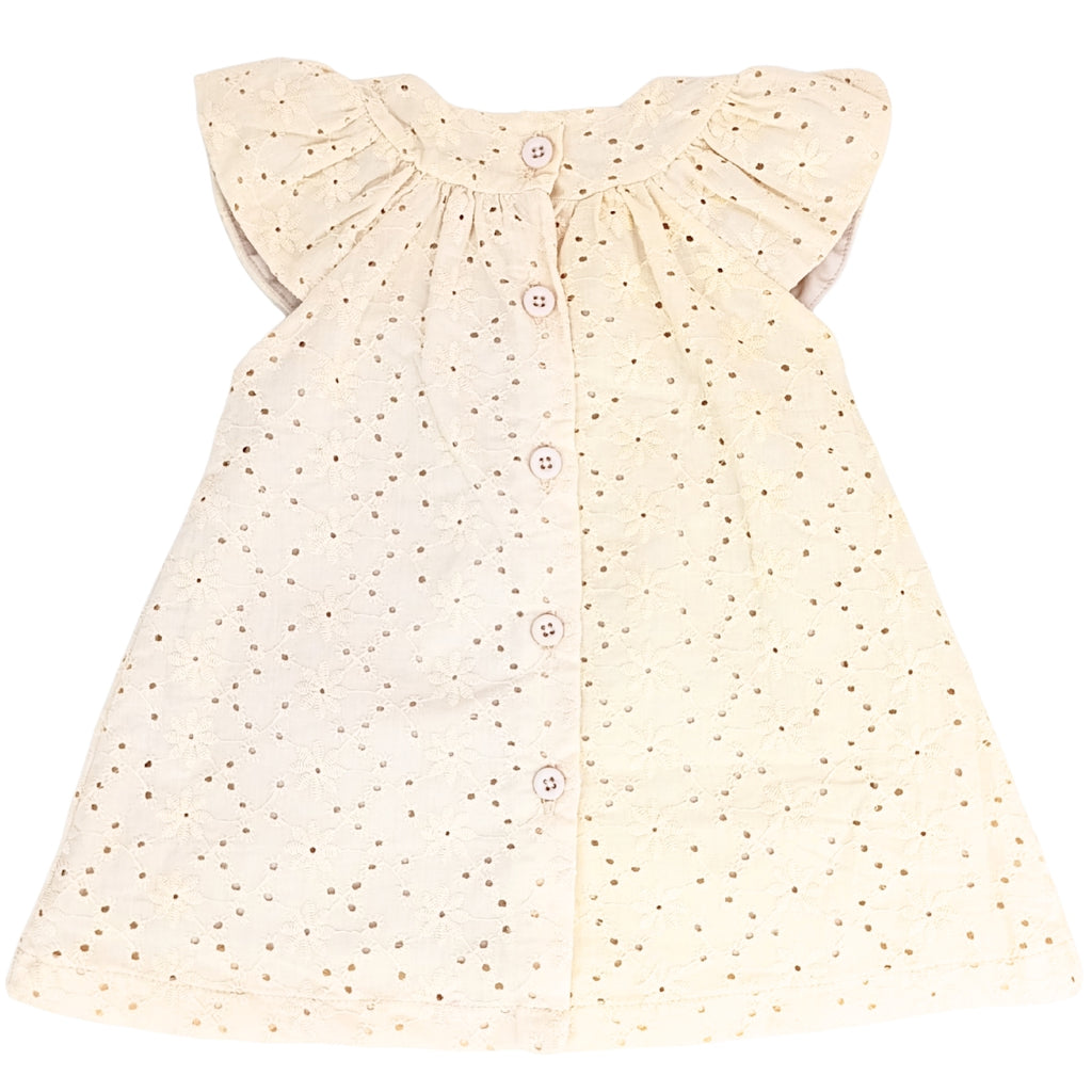 Vestido bebé - Kateryn - Crema