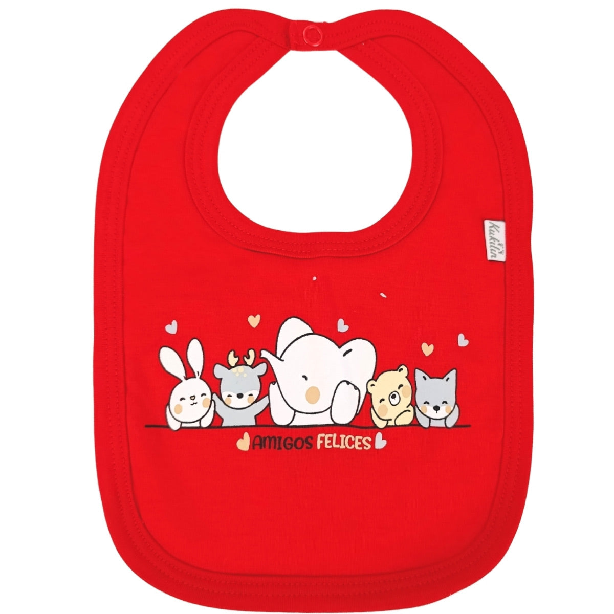 Babero en algodón Con Broche - S2411