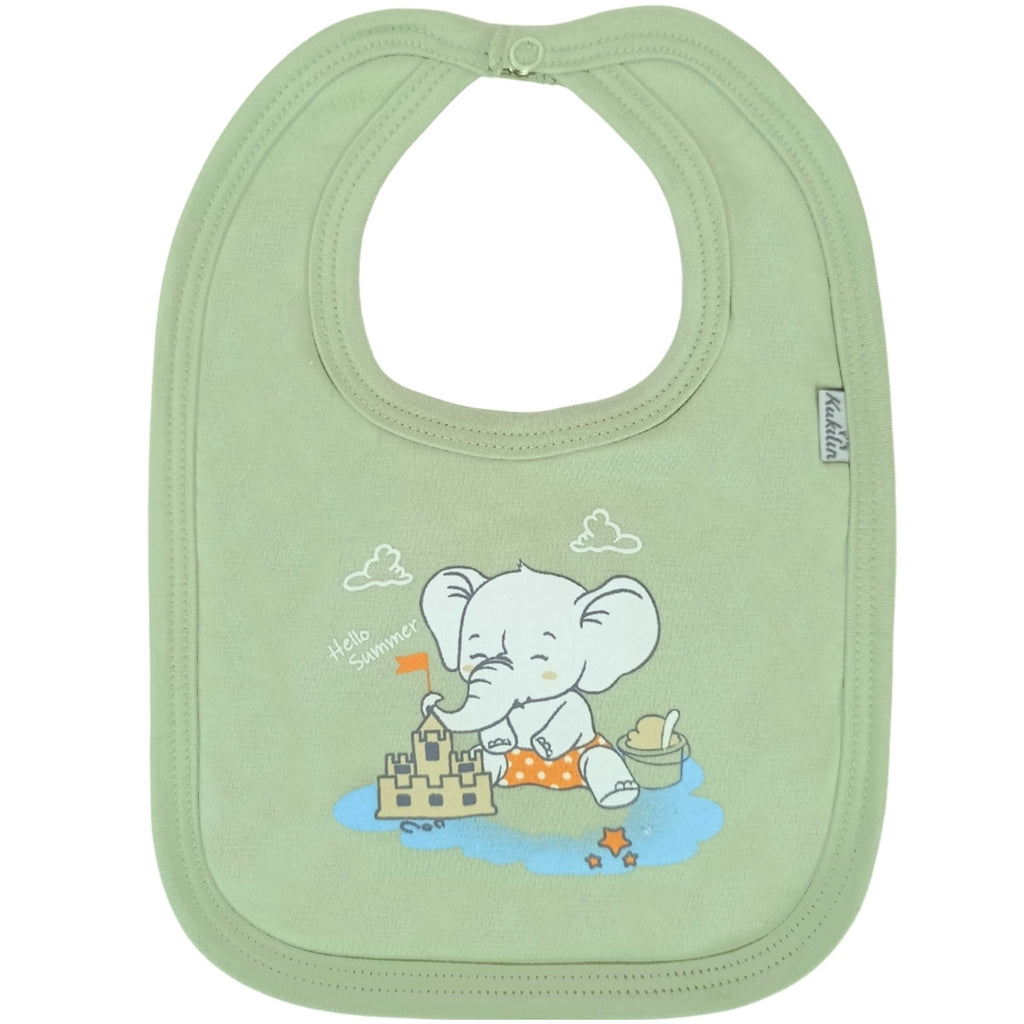 Babero en algodón Con Broche - S2412