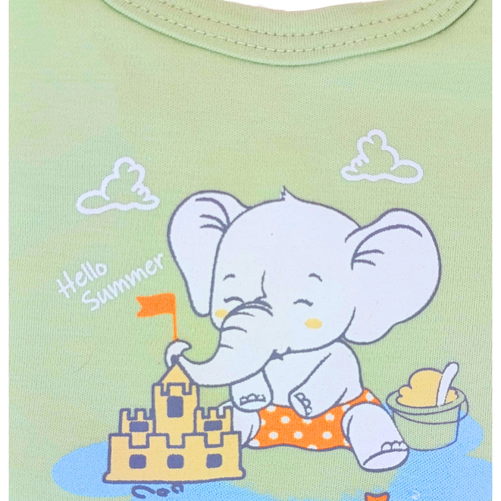 Babero en algodón Con Broche - S2412