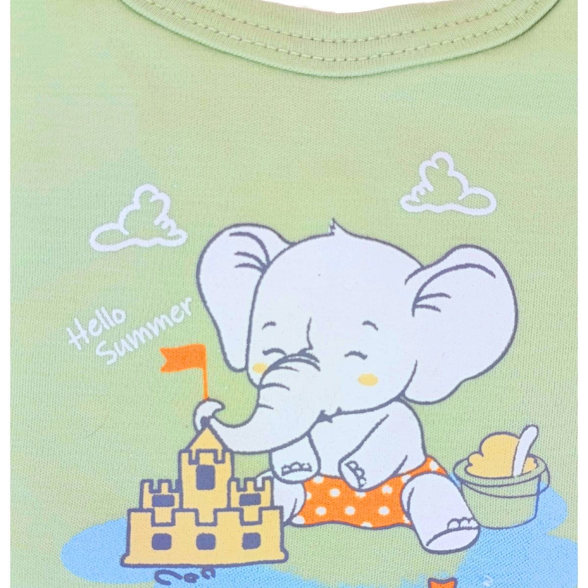 Babero en algodón Con Broche - S2412