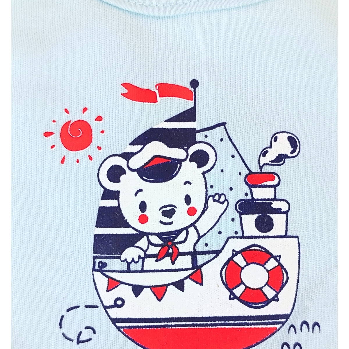 Babero en algodón Con Broche - S2416